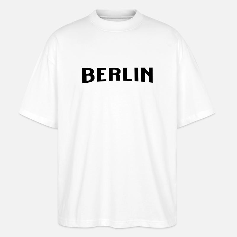 Berlin - Stanley/Stella Oversized Unisex Bio T-Shirt Blaster 2.0 - Weiß