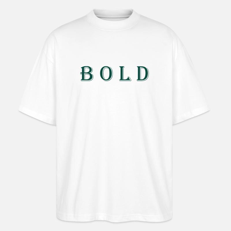 Würdevolles abstraktes Kunstdesign - Stanley/Stella Oversized Unisex Bio T-Shirt Blaster 2.0 - Weiß