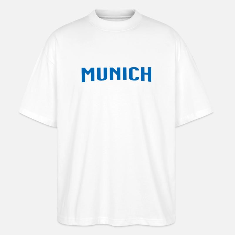 Munich - T-shirt bio Blaster 2.0 coupe oversize Stanley/Stella Unisexe - blanc