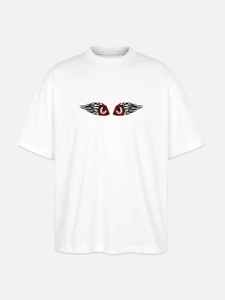 tribal eyes - Stanley/Stella Oversized Unisex Organic T-shirt Blaster 2.0 - white
