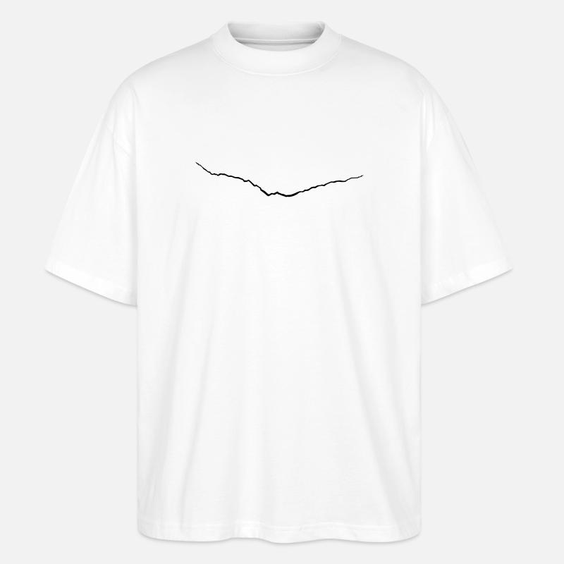 Crack - Stanley/Stella Oversized Unisex Bio T-Shirt Blaster 2.0 - Weiß