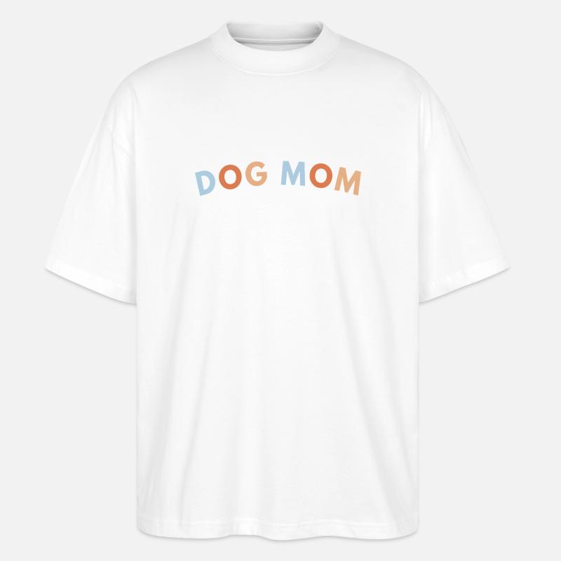 Beste Hundemama aller Zeiten - Stanley/Stella Oversized Unisex Bio T-Shirt Blaster 2.0 - Weiß