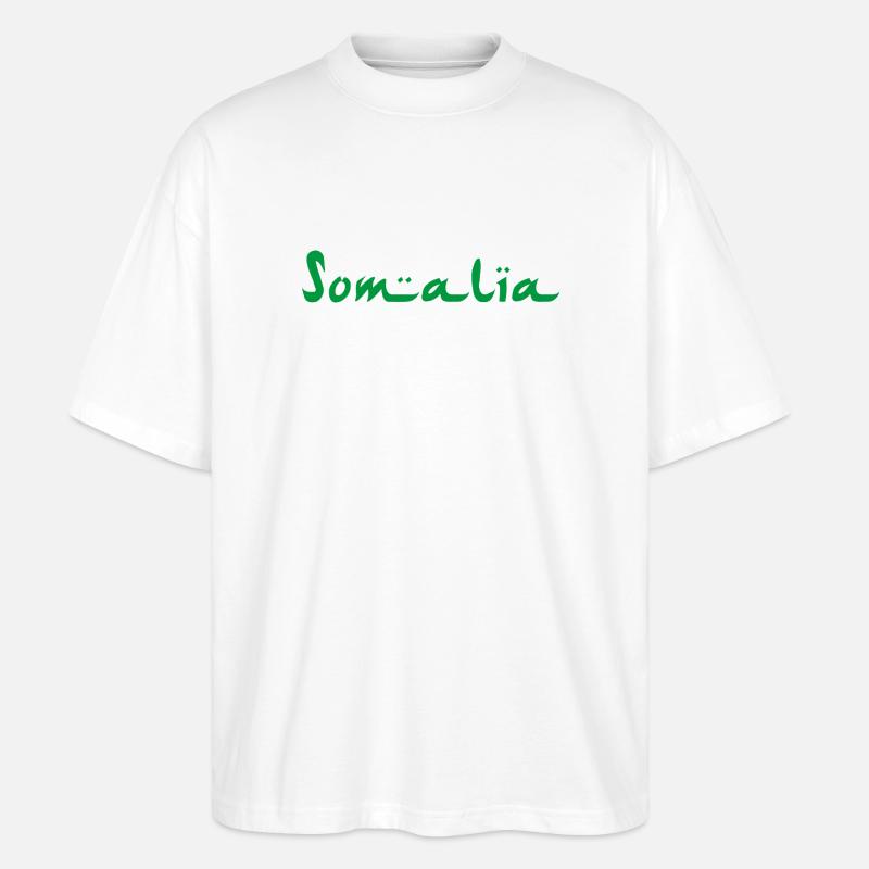 Somalia - Stanley/Stella Oversized Unisex Bio T-Shirt Blaster 2.0 - Weiß