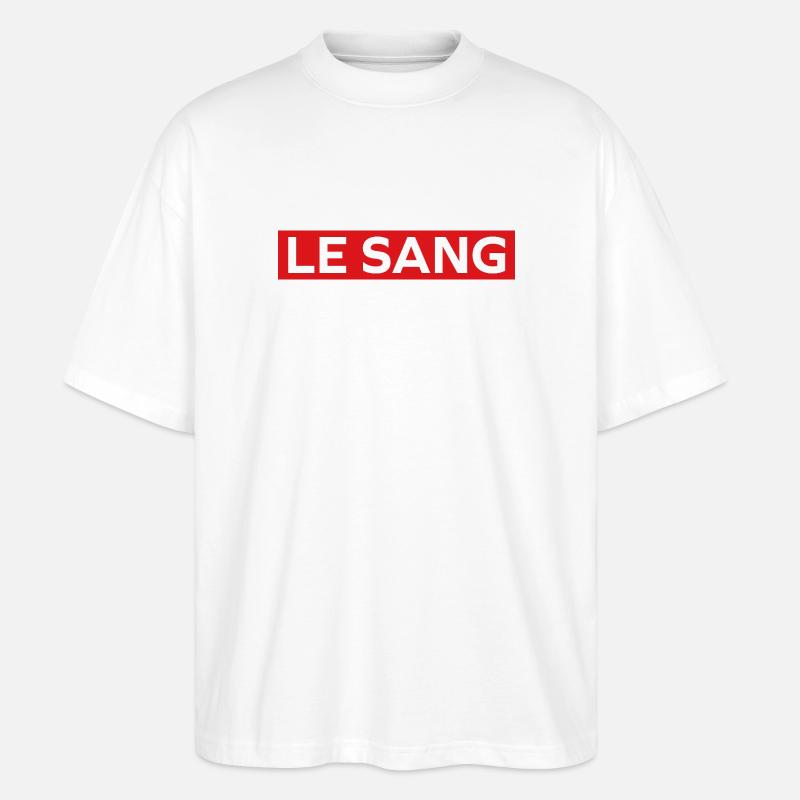 Blut - Stanley/Stella Oversized Unisex Bio T-Shirt Blaster 2.0 - Weiß