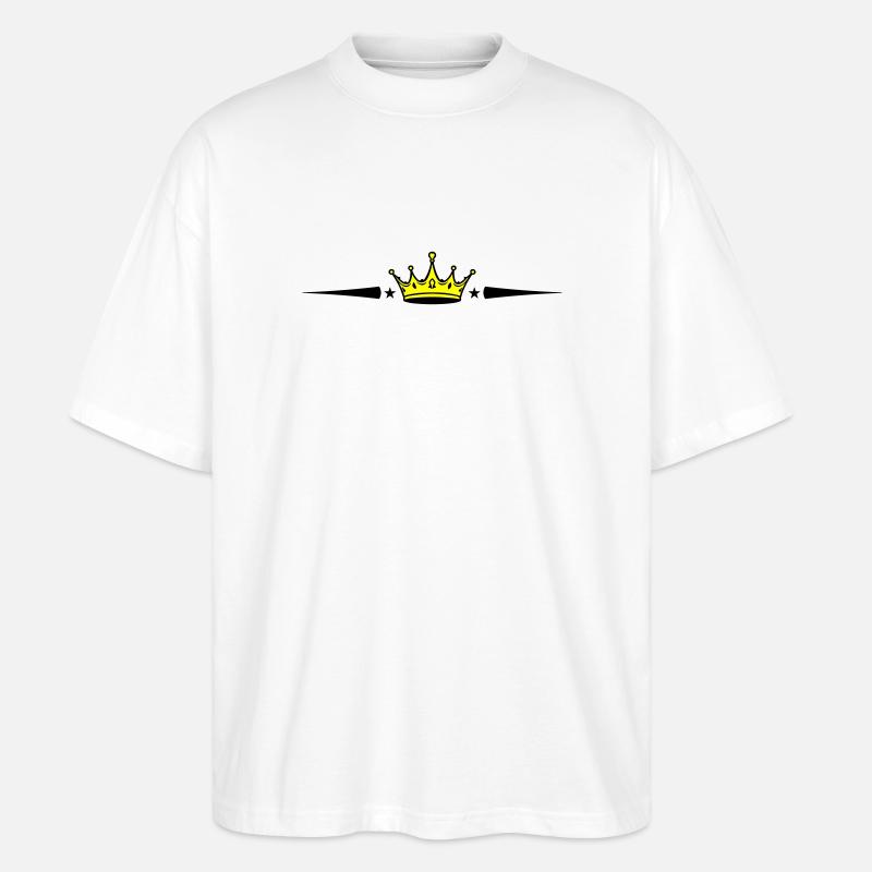 Élément de la couronne - T-shirt bio Blaster 2.0 coupe oversize Stanley/Stella Unisexe - blanc