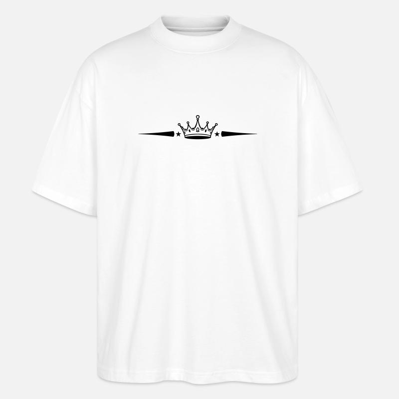 Crown Element - Stanley/Stella Oversized Unisex Organic T-shirt Blaster 2.0 - white