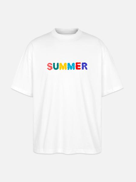 MISTRESS. MASTER. TEACHER. SCHOOL - Stanley/Stella Oversized Unisex Organic T-shirt Blaster 2.0 - white