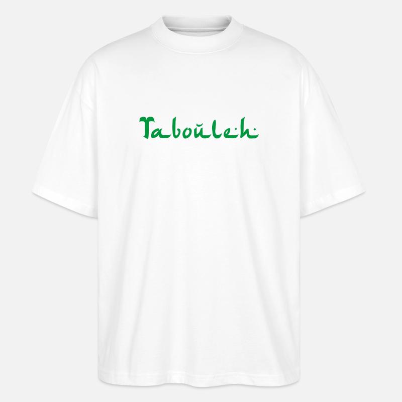 Tabbouleh Tabbouleh - Stanley/Stella Oversized Unisex Organic T-shirt Blaster 2.0 - white