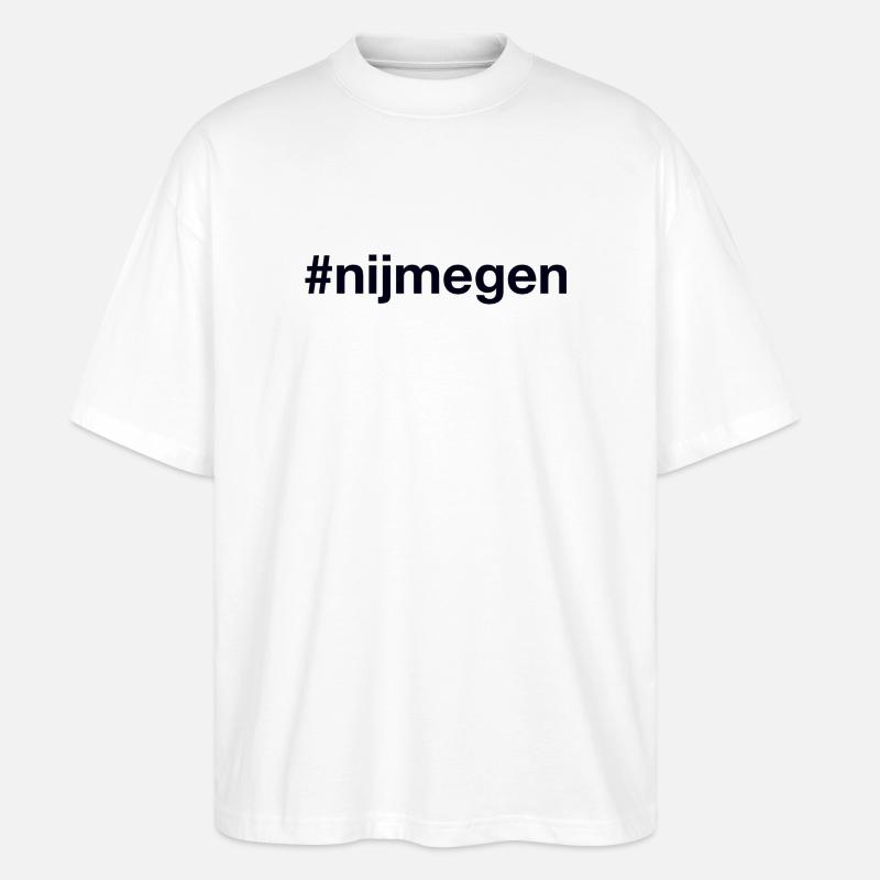 Nijmegen Netherlands - Stanley/Stella Oversized Unisex Bio T-Shirt Blaster 2.0 - Weiß