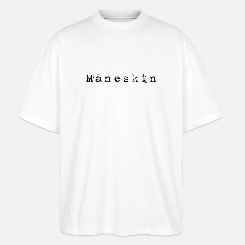 Måneskin - Stanley/Stella Oversized Unisex Bio T-Shirt Blaster 2.0 - Weiß