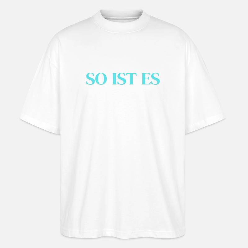 C’est juste - T-shirt bio Blaster 2.0 coupe oversize Stanley/Stella Unisexe - blanc