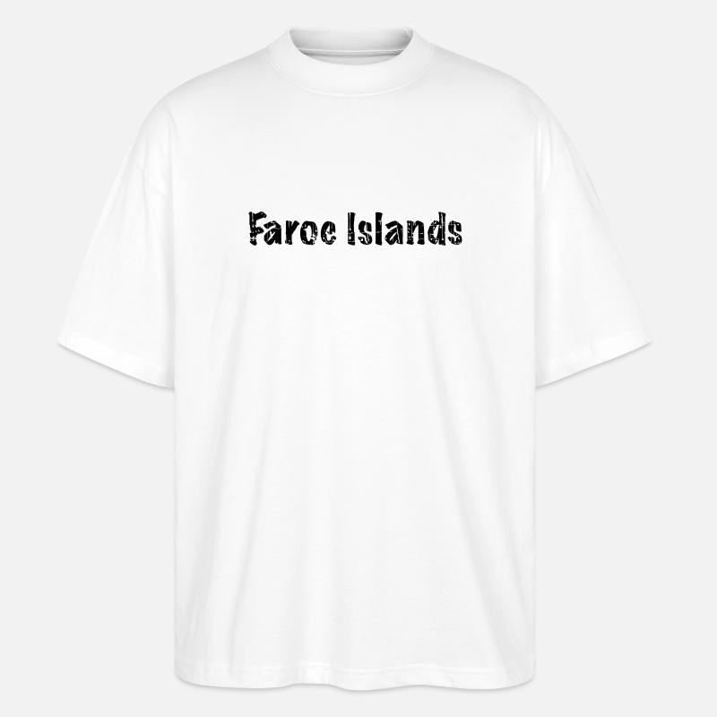 Faroe Islands - Stanley/Stella Oversized Unisex Bio T-Shirt Blaster 2.0 - Weiß