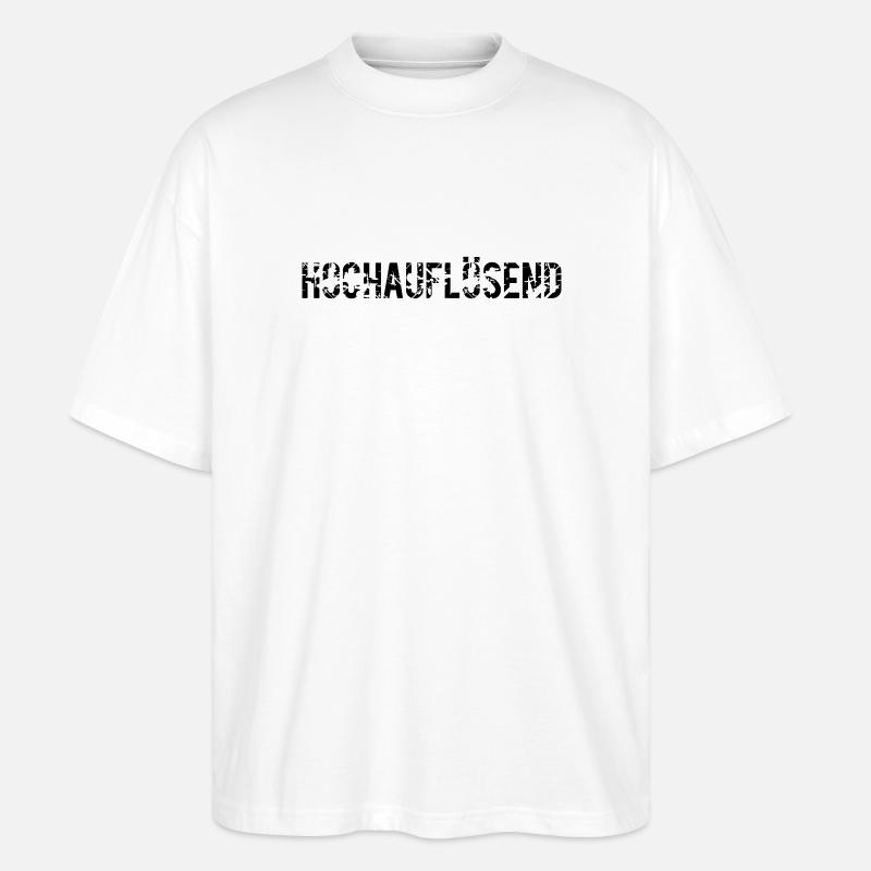 haute résolution - T-shirt bio Blaster 2.0 coupe oversize Stanley/Stella Unisexe - blanc