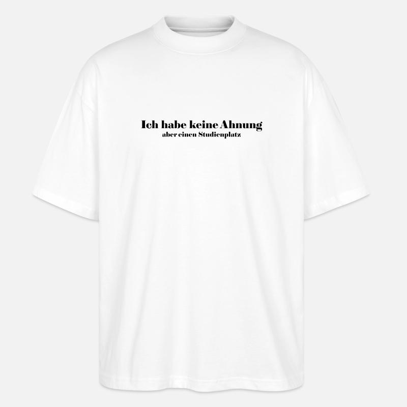 Study place - Stanley/Stella Oversized Unisex Organic T-shirt Blaster 2.0 - white