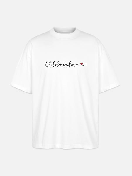 Tagesmutter - Dagplejer - Stanley/Stella Oversize Unisex Øko T-shirt Blaster 2.0 - hvid