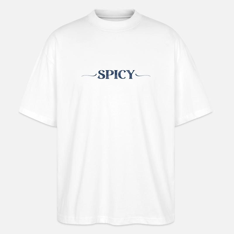 SPICY - Stanley/Stella Oversized Unisex Organic T-shirt Blaster 2.0 - white