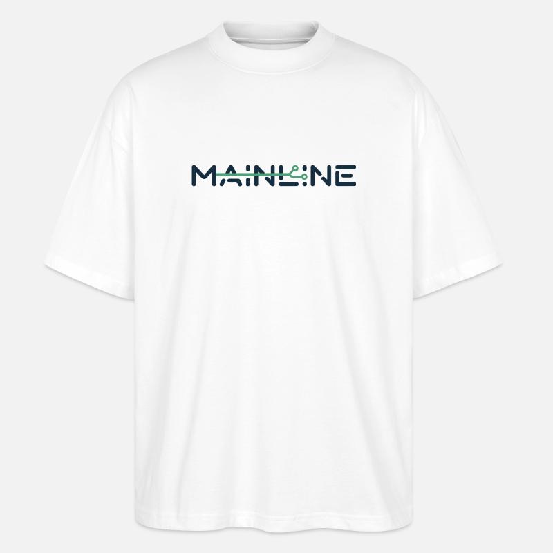 HAUPTSTRECKE - Stanley/Stella Oversized Unisex Bio T-Shirt Blaster 2.0 - Weiß