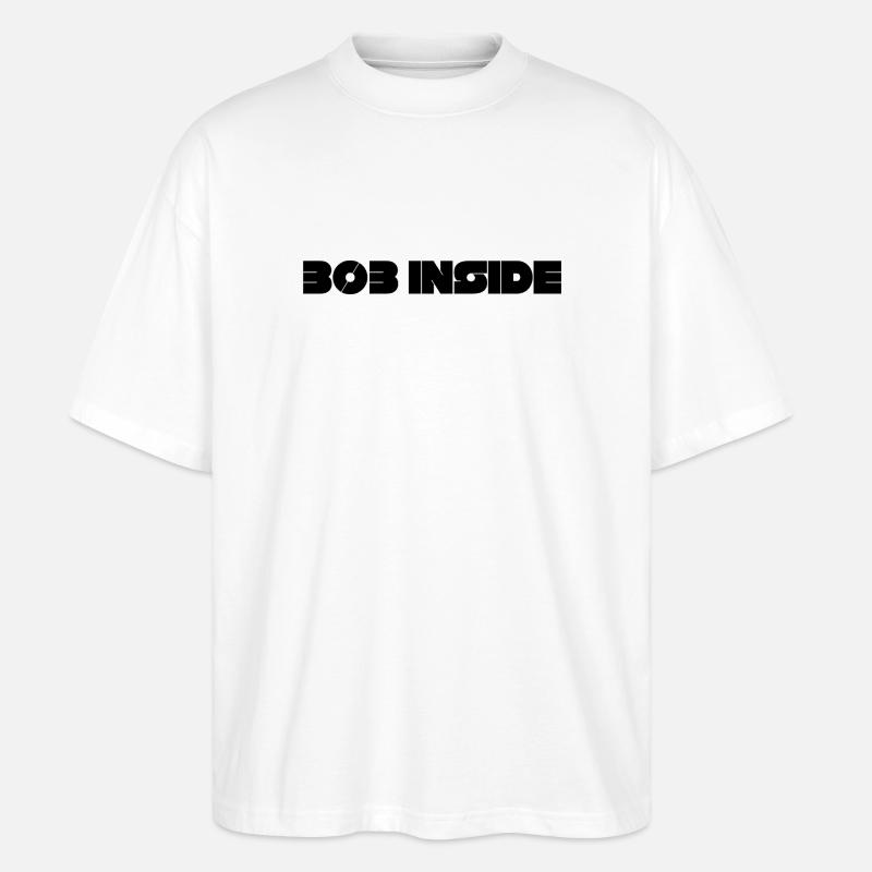 303 Inside Techno Rave - Stanley/Stella Oversized Unisex Organic T-shirt Blaster 2.0 - white