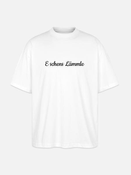 E schens Lämmle - T-shirt bio Blaster 2.0 coupe oversize Stanley/Stella Unisexe - blanc