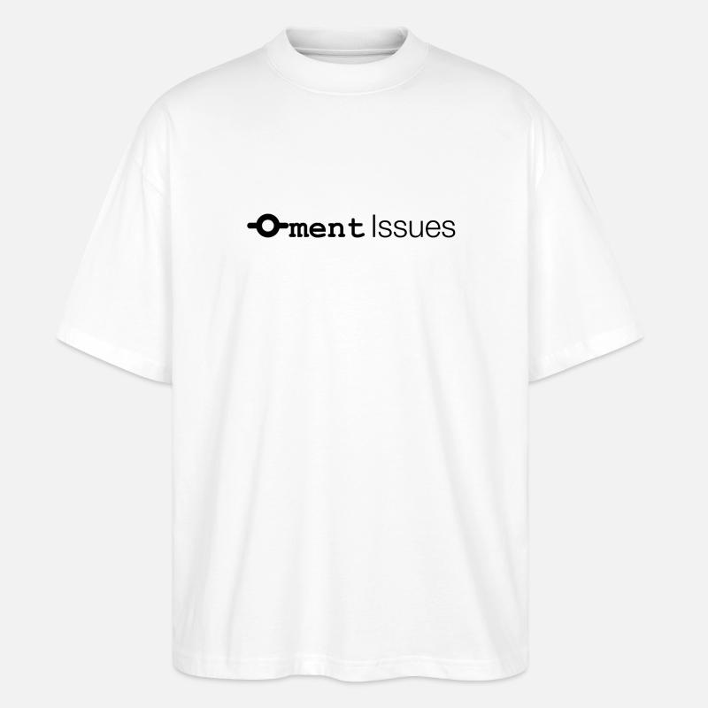 Commitment Issues - Stanley/Stella Oversized Unisex Organic T-shirt Blaster 2.0 - white