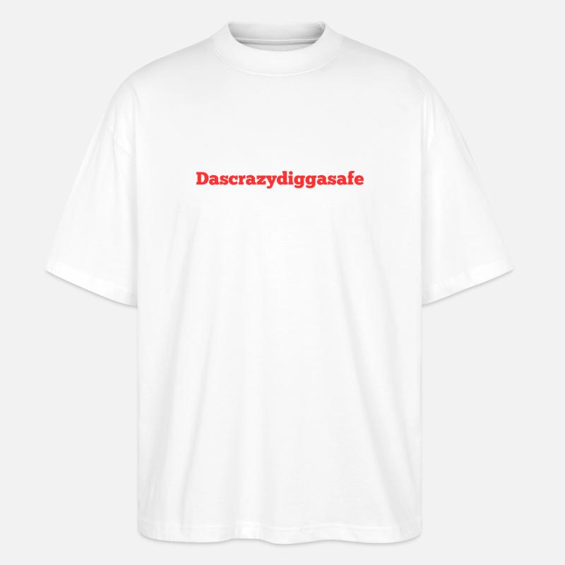 Das crazy - Stanley/Stella Oversized Unisex Bio T-Shirt Blaster 2.0 - Weiß