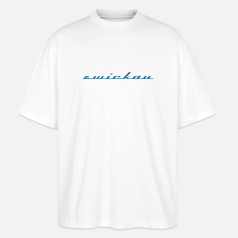 ZWICKAU - Stanley/Stella Oversized Unisex Bio T-Shirt Blaster 2.0 - Weiß