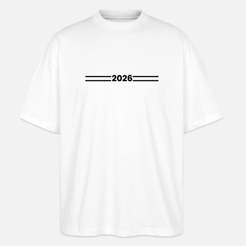 Symbol_2026 - Stanley/Stella Oversized Unisex Bio T-Shirt Blaster 2.0 - Weiß