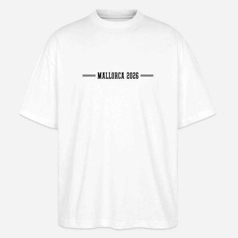 Mallorca 2026 - Stanley/Stella Oversized Unisex Bio T-Shirt Blaster 2.0 - Weiß