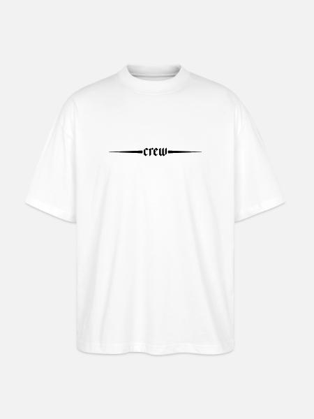 Crew Line - Stanley/Stella Oversized Unisex Organic T-shirt Blaster 2.0 - white