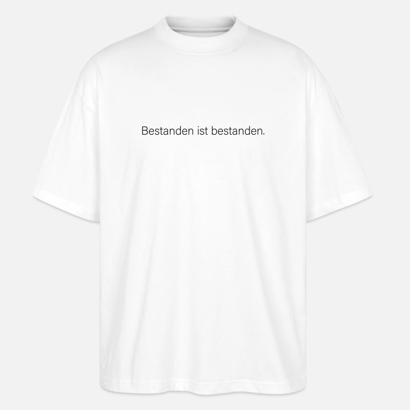 Le passage est le passage. - T-shirt bio Blaster 2.0 coupe oversize Stanley/Stella Unisexe - blanc