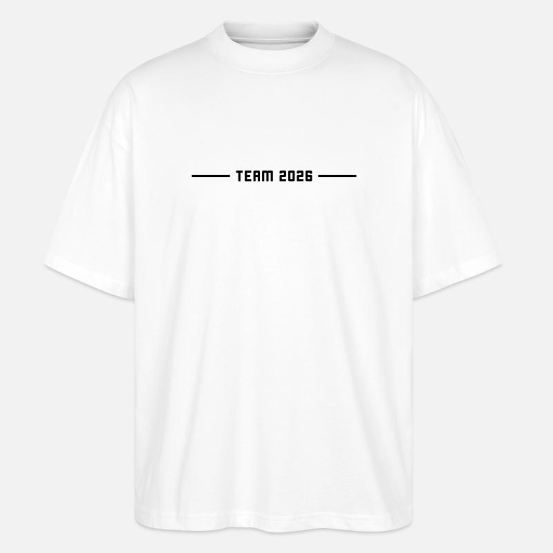 Team 2026 - Stanley/Stella Oversized Unisex Organic T-shirt Blaster 2.0 - white