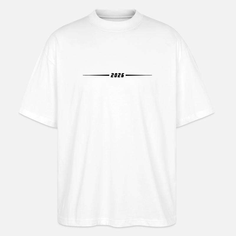 Élément de l’année 2026 - T-shirt bio Blaster 2.0 coupe oversize Stanley/Stella Unisexe - blanc