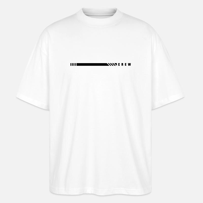 CREW - Stanley/Stella Oversized Unisex Bio T-Shirt Blaster 2.0 - Weiß
