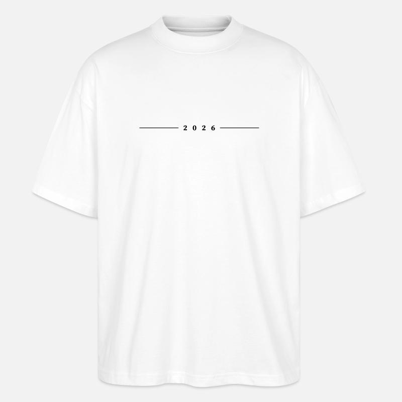 Accident vasculaire cérébral en 2026 - T-shirt bio Blaster 2.0 coupe oversize Stanley/Stella Unisexe - blanc