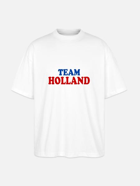 Holland - Stanley/Stella Oversized Unisex Organic T-shirt Blaster 2.0 - white
