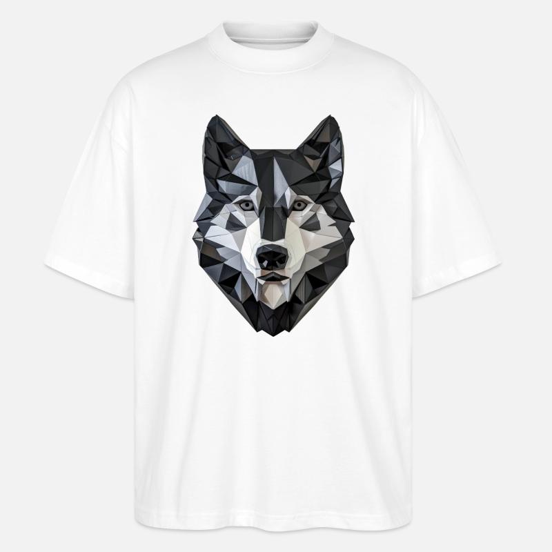 Polygon Husky - Stanley/Stella Oversized Unisex Bio T-Shirt Blaster 2.0 - Weiß