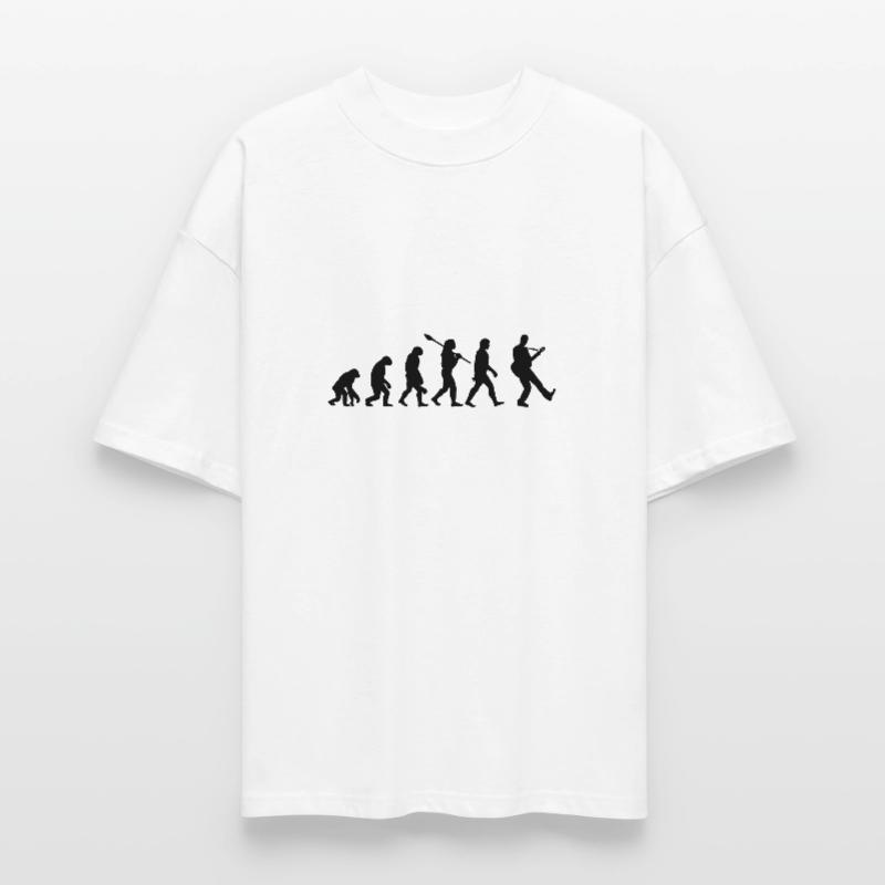 Evolutionary guitar Stanley/Stella Oversized Unisex Organic T-shirt Blaster 2.0