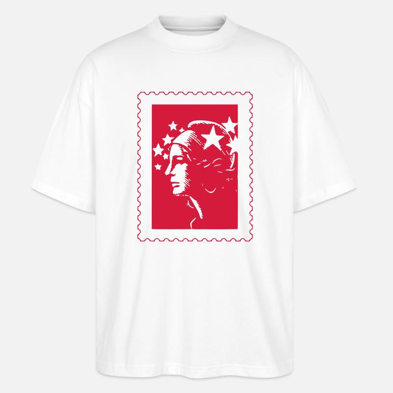 Bereits gestempelt (e) - Stanley/Stella Oversized Unisex Bio T-Shirt Blaster 2.0 - Weiß