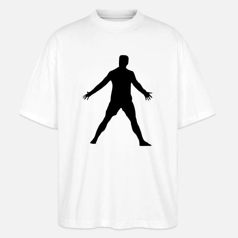 Cristiano pose - T-shirt bio Blaster 2.0 coupe oversize Stanley/Stella Unisexe - blanc