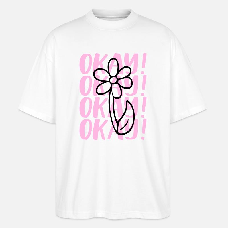 Statement Design - Stanley/Stella Oversized Unisex Organic T-shirt Blaster 2.0 - white