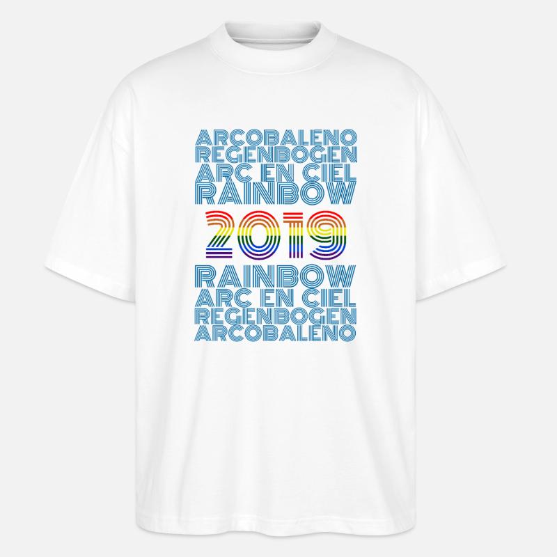 2019 - Stanley/Stella Oversized Unisex Bio T-Shirt Blaster 2.0 - Weiß