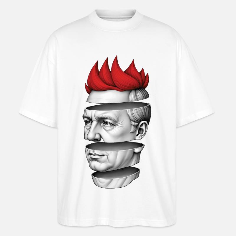 PUNKS NOT DEAD #4 - steam punk'n'roll - T-shirt bio Blaster 2.0 coupe oversize Stanley/Stella Unisexe - blanc