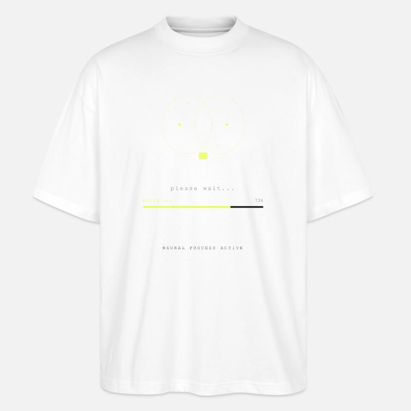 BRAIN.EXE IS LOADING - T-shirt bio Blaster 2.0 coupe oversize Stanley/Stella Unisexe - blanc