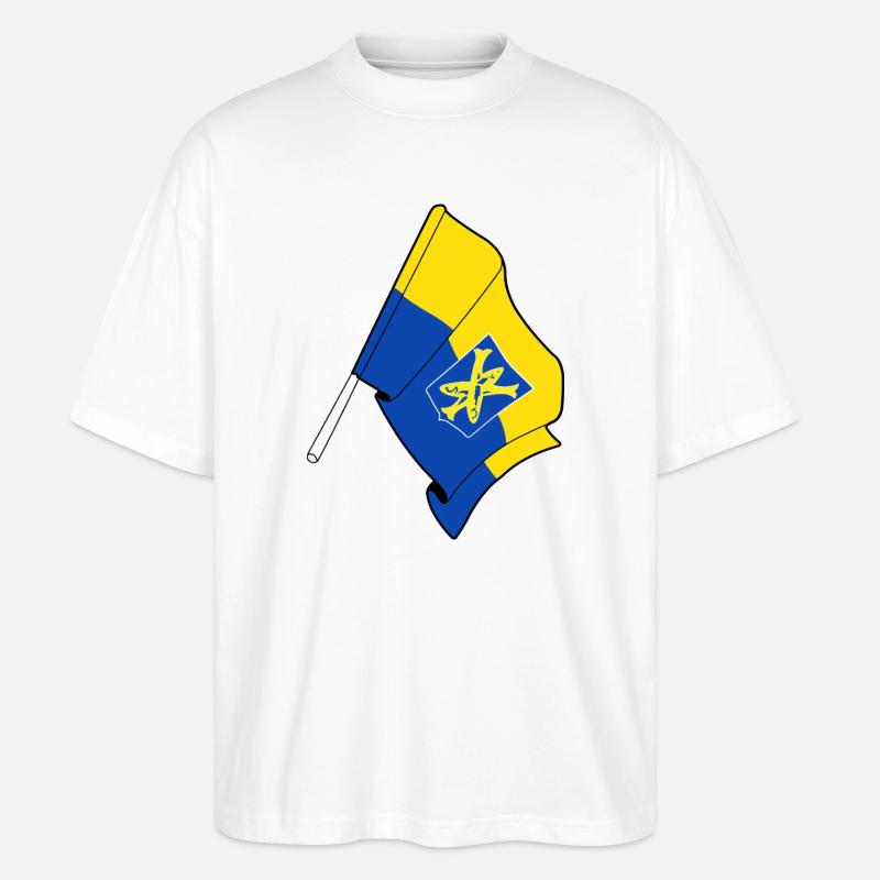 Fier de Zandvoort - T-shirt bio Blaster 2.0 coupe oversize Stanley/Stella Unisexe - blanc