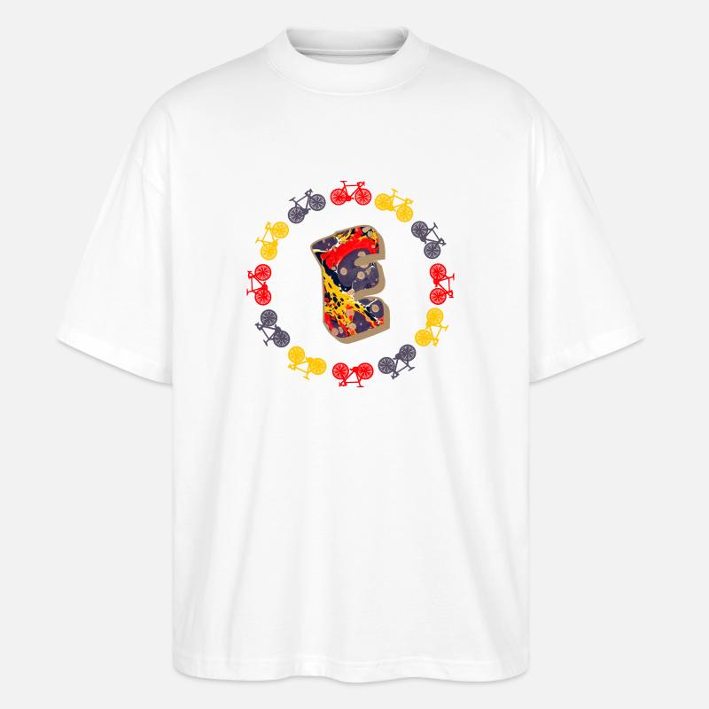 Bicycle E 202 E - Stanley/Stella Oversized Unisex Organic T-shirt Blaster 2.0 - white