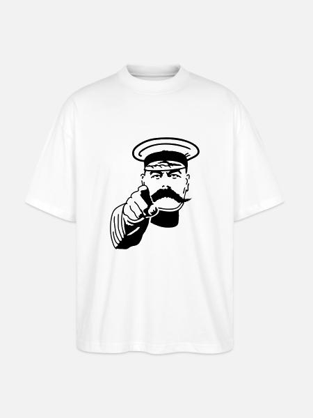 I want YOU - Stanley/Stella Oversized Unisex Organic T-shirt Blaster 2.0 - white