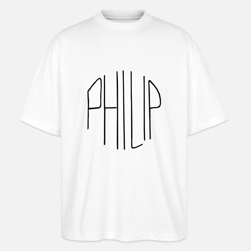 Philip - Stanley/Stella Oversized Unisex Bio T-Shirt Blaster 2.0 - Weiß