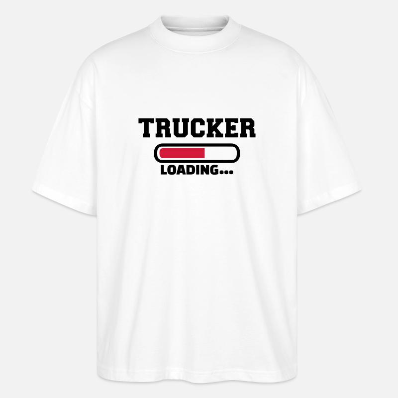 Trucker - Stanley/Stella Oversized Unisex Bio T-Shirt Blaster 2.0 - Weiß