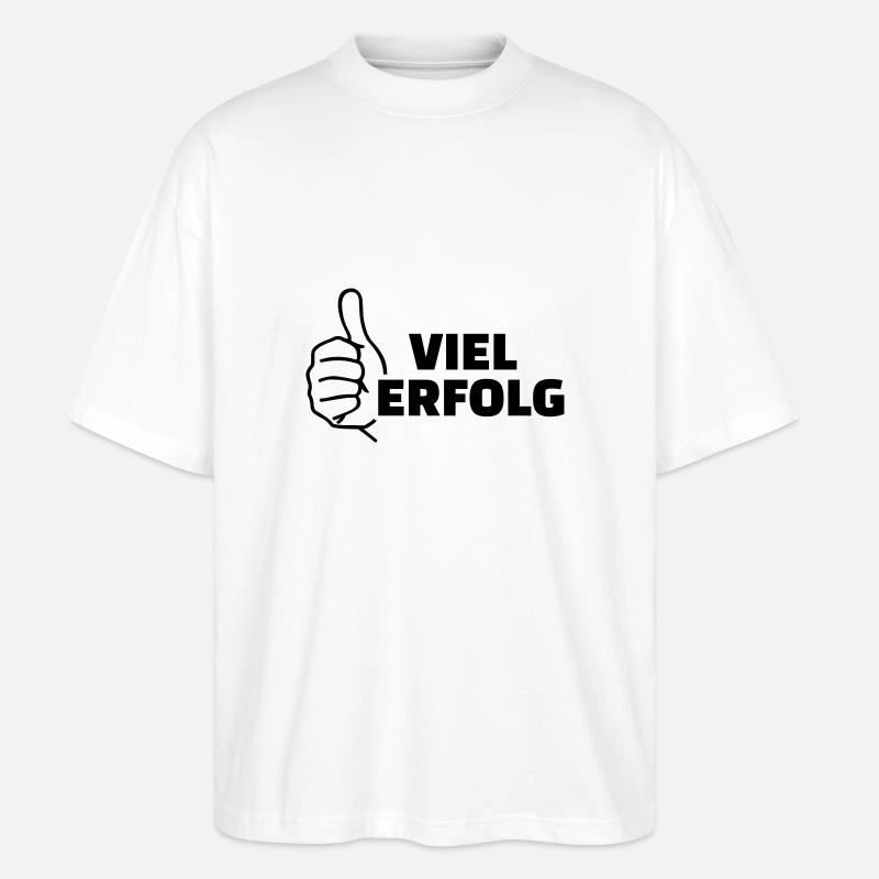 Erfolg - Stanley/Stella Oversized Unisex Bio T-Shirt Blaster 2.0 - Weiß