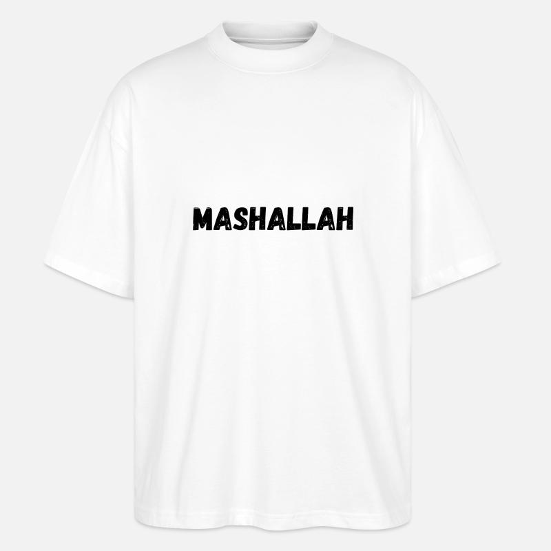 Mashallah - Stanley/Stella Oversized Unisex Bio T-Shirt Blaster 2.0 - Weiß